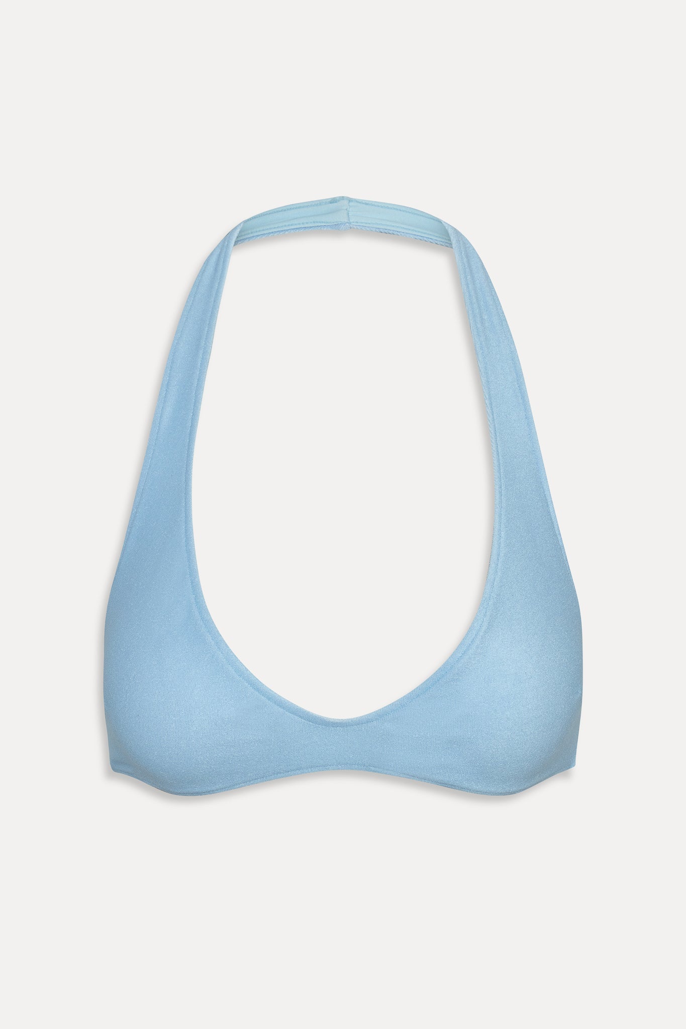 x JENNIE Malia Terry Bikini Top  Ocean Dip