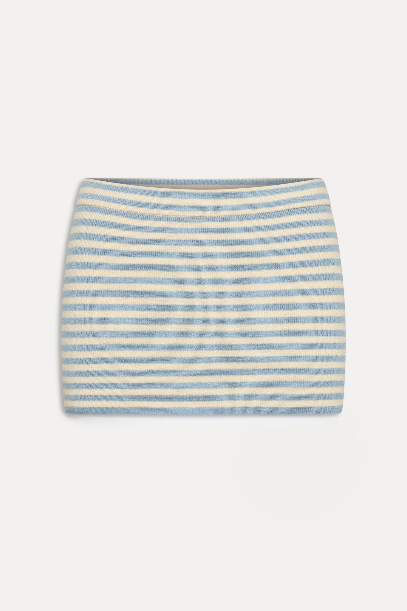 Marialla Cloud Knit Mini Skort  Hazy Stripe