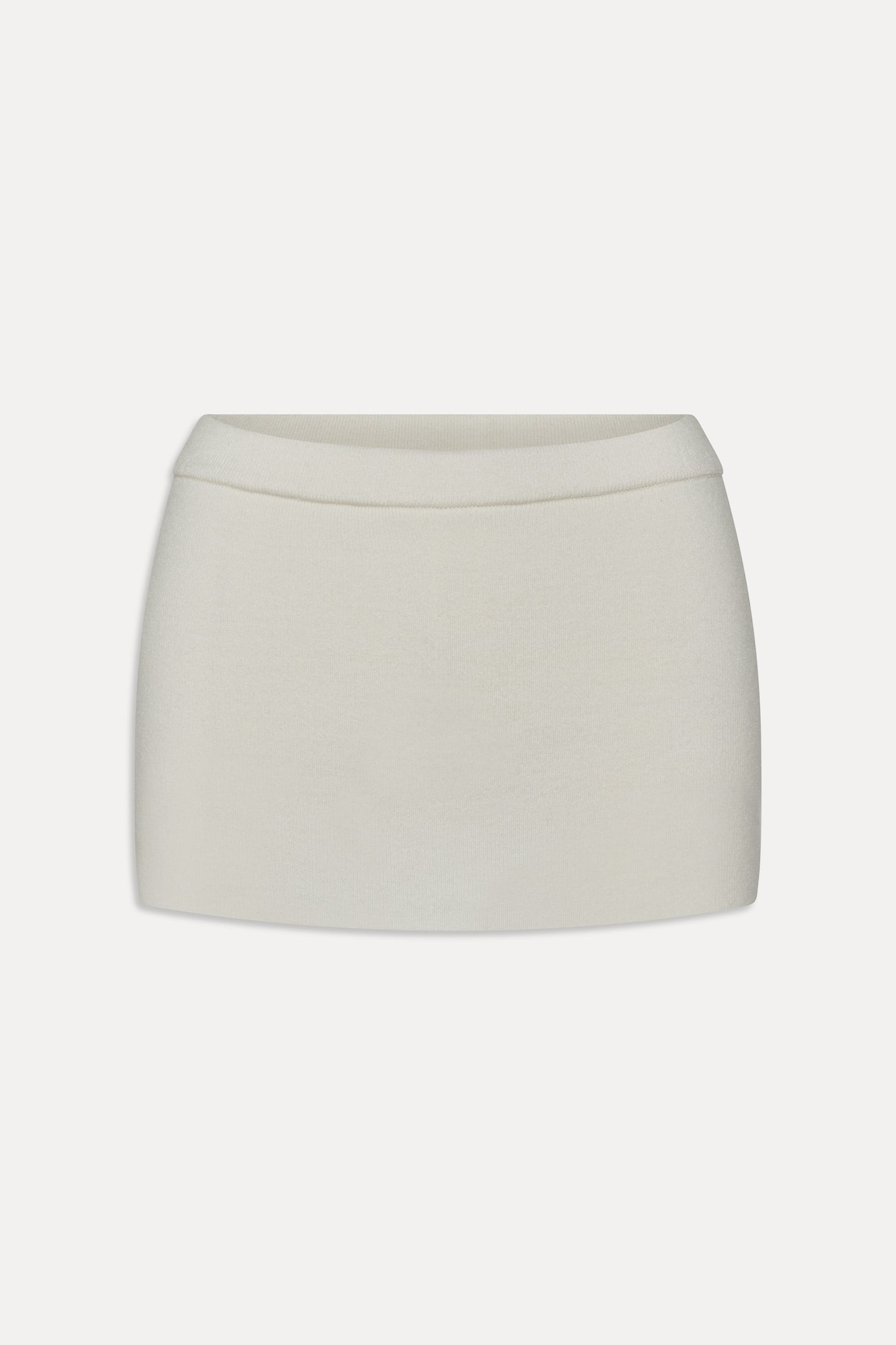 Marialla Knit Mini Skort  Soft Vanilla