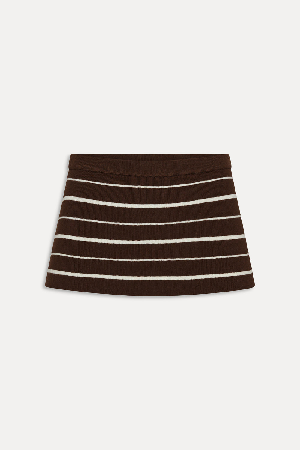 Marialla Knit Mini Skort  Amber Stripe
