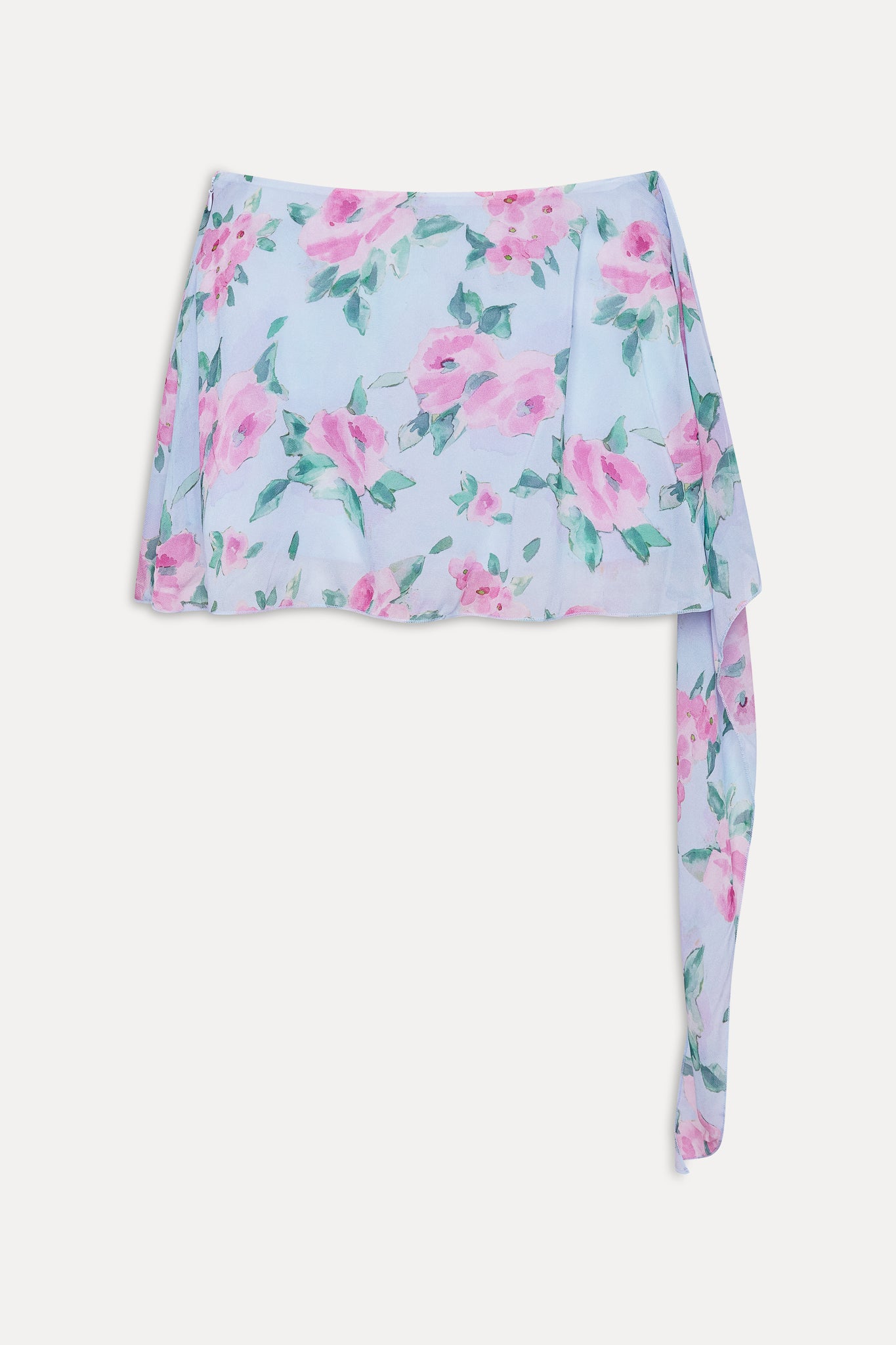 Maribel Floral Mini Skirt  Watercolor