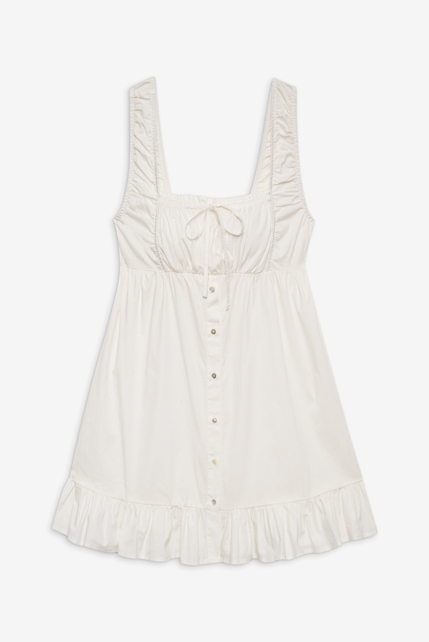 Marilyn Babydoll Dress  White