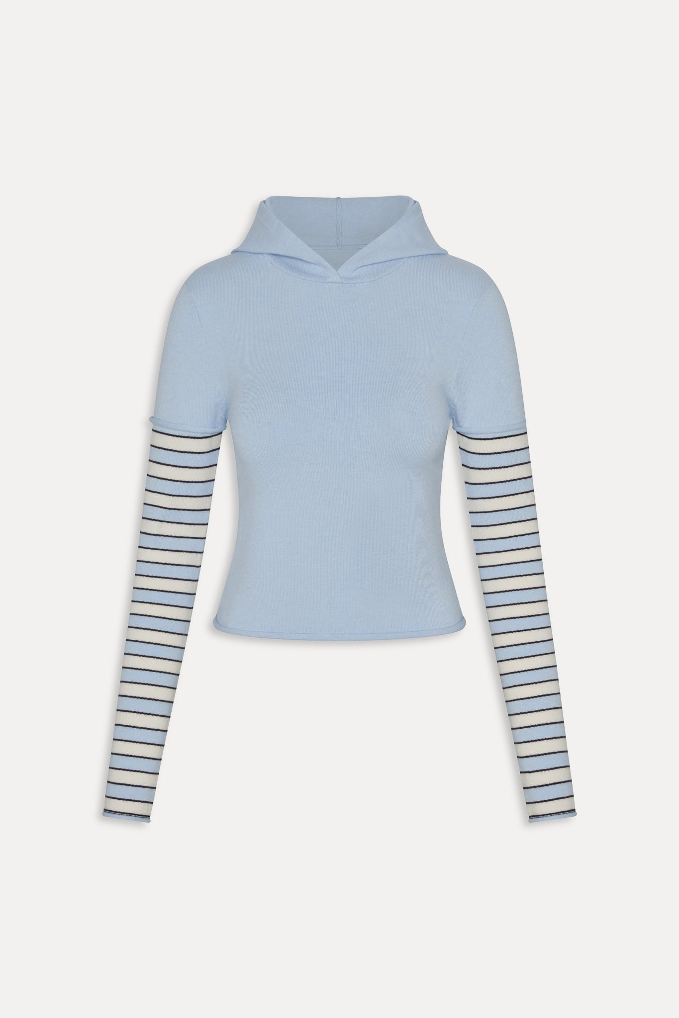 Marina Knit Hoodie  Lighthouse