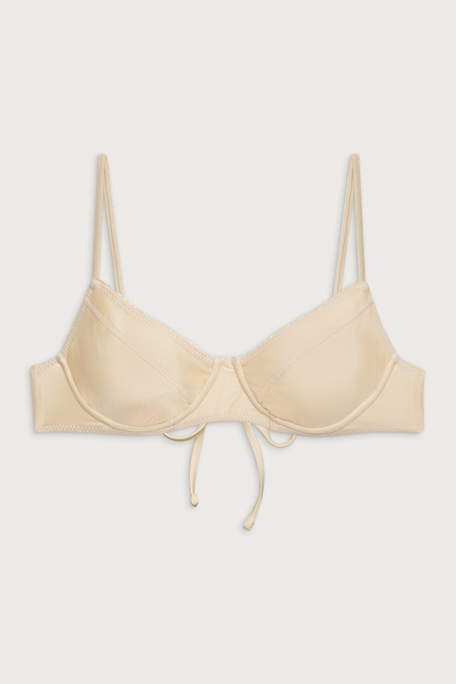 x DJERF AVENUE Matilda Underwire Bikini Top - Sand Castle