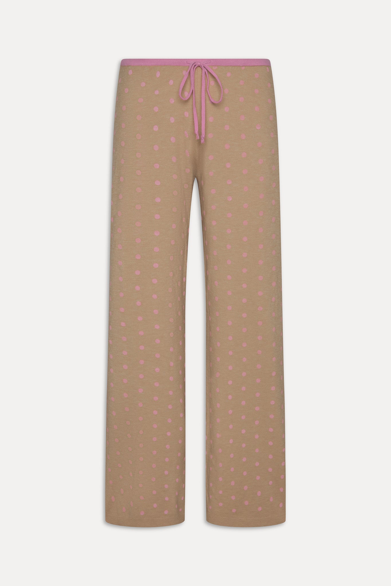 Mellow Knit Pants  Pink Ornaments