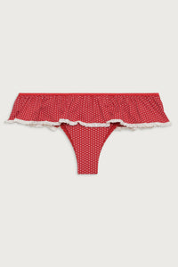 Mercer Swim Skirt - Scarlet Dot
