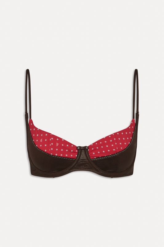 BELLA HADID Montana Underwire Bikini Top Lovebug by Frankies Bikinis 