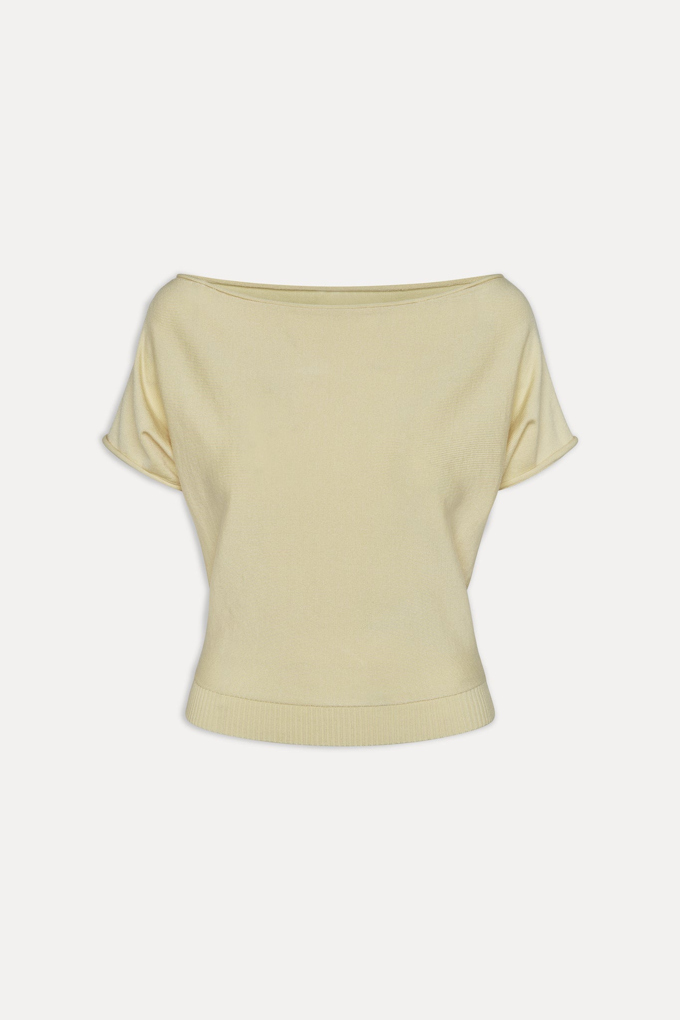 Montecito Boat Neck Knit Shirt  Buttercup