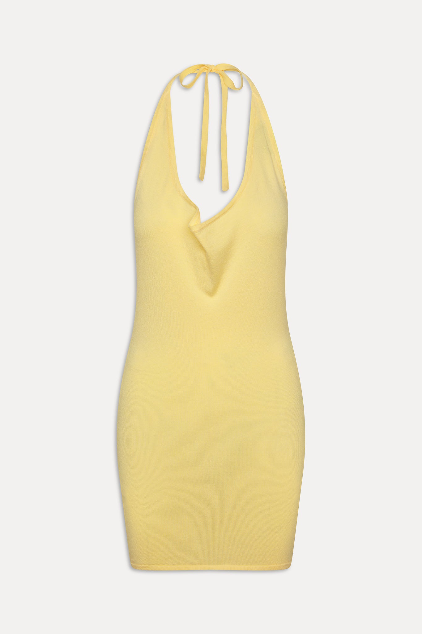 Moon Cloud Knit Mini Dress  Buttercream