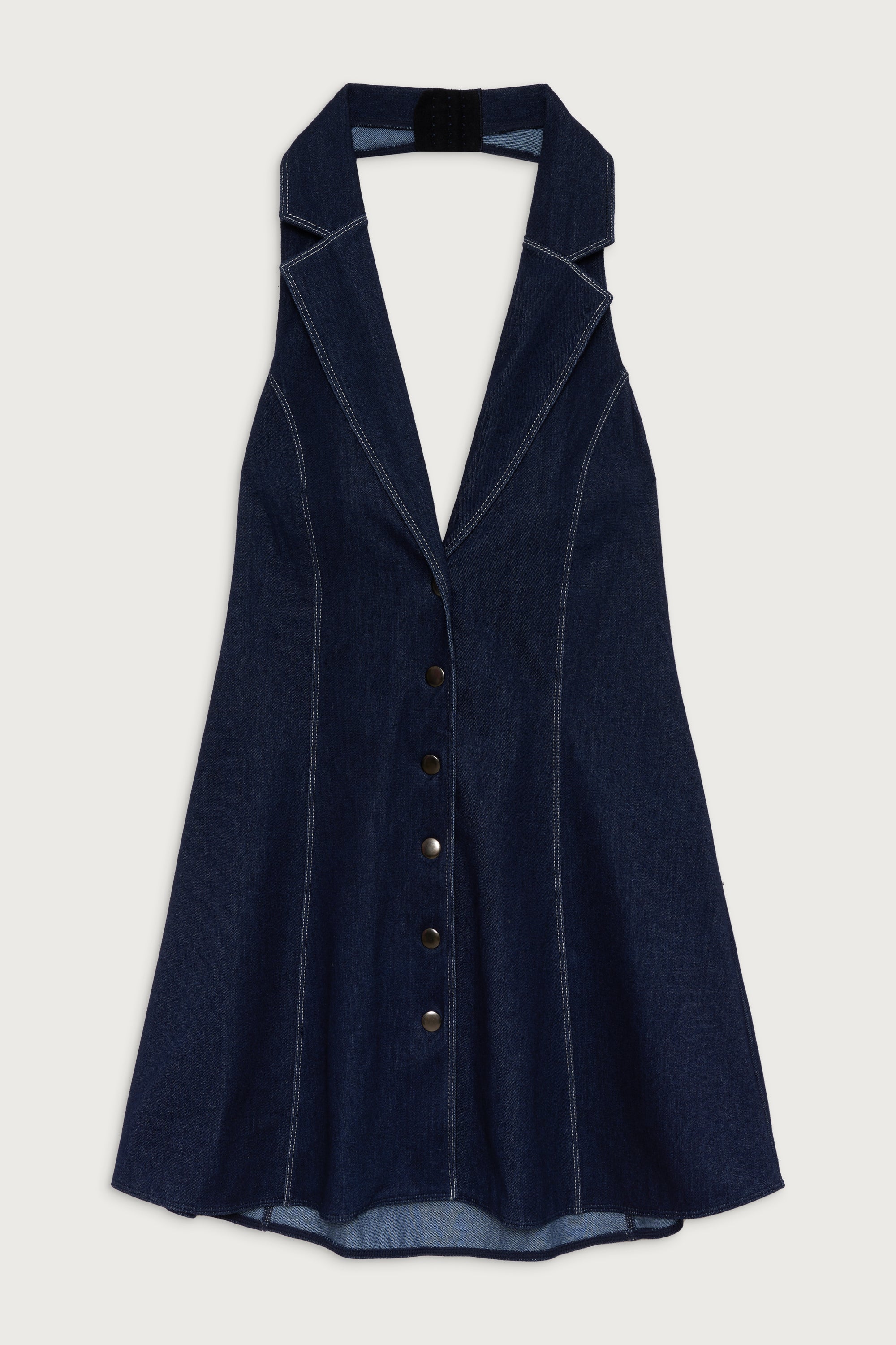 white christmas dresses Moonlight Denim Halter Dress white christmas dresses Moonlight Denim Halter Dress