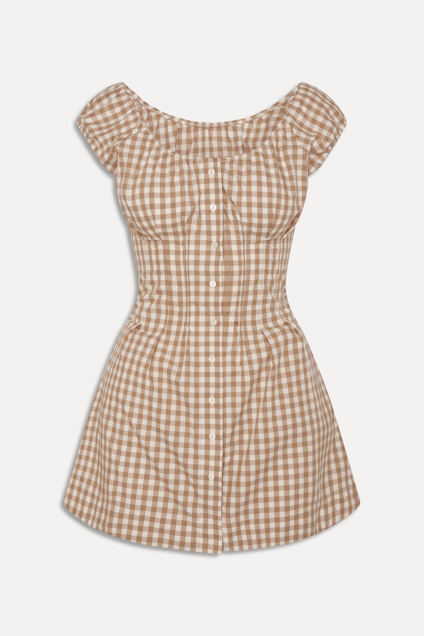Frankies Bikinis - x Bella Hadid Mustang Mini Dress - Rodeo Gingham Frankies Bikinis - x Bella Hadid Mustang Mini Dress - Rodeo Gingham