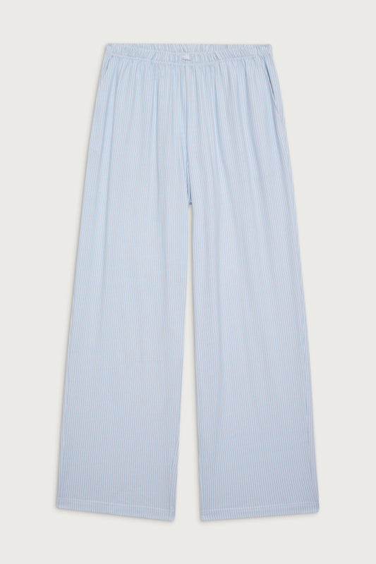 Nantucket striped cotton pant sleepy stripe by Frankies Bikinis 