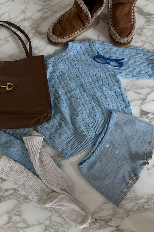 Product-Hover--Bradley Knit Booty Shorts Dewdrop Stripe