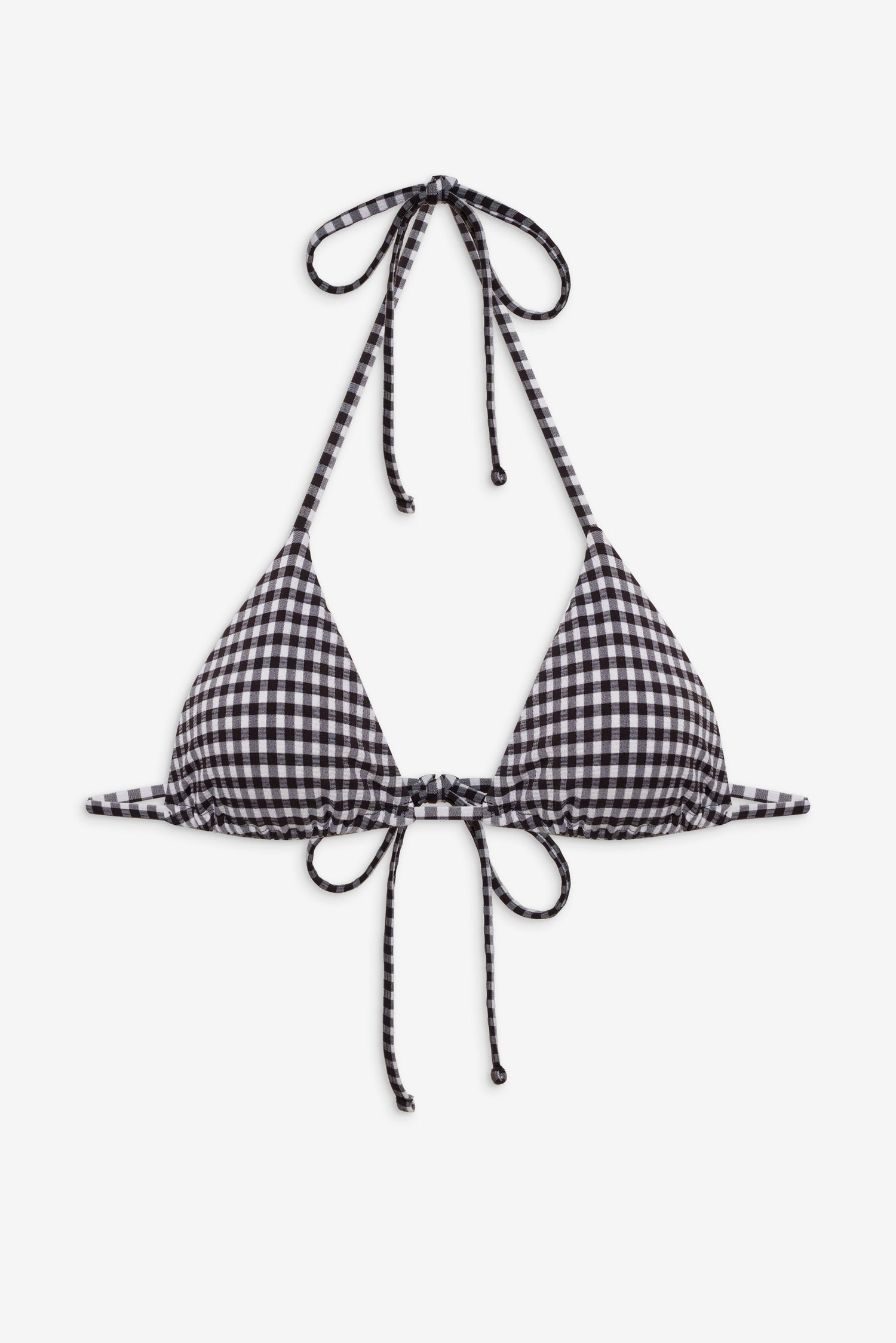 Nick Skimpy Triangle Bikini Top  Blackberry Gingham