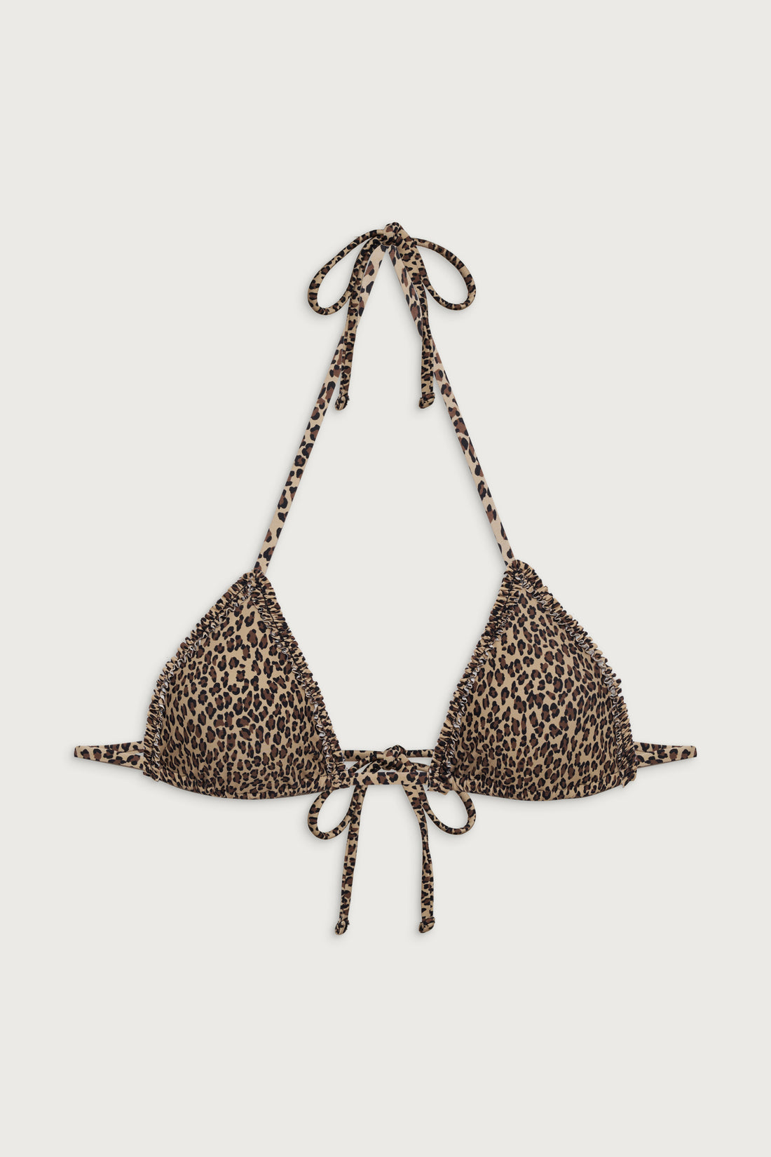 Nick Triangle Halter Bikini Top Malibu Blue main image 0