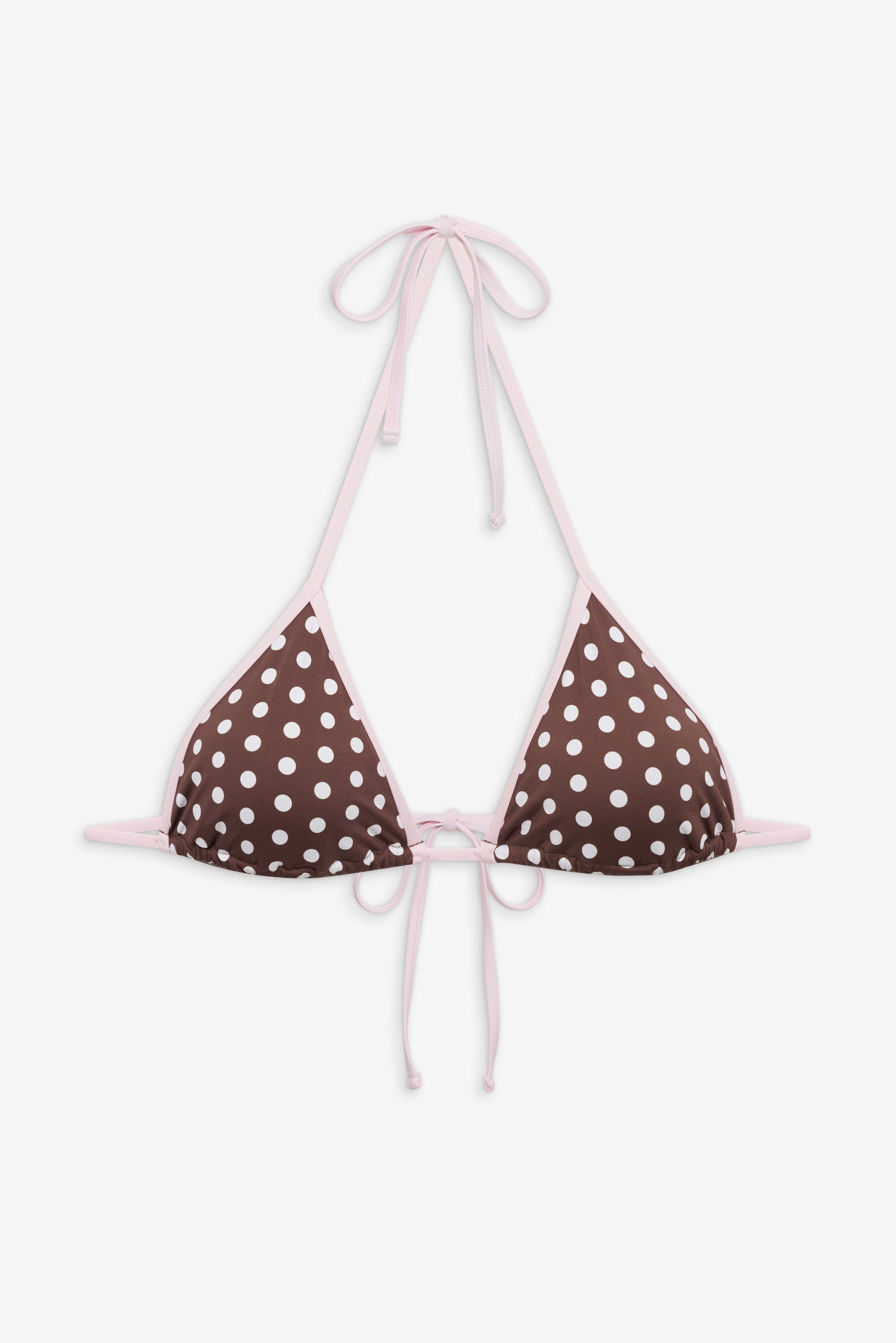 Nick Skimpy Triangle Bikini Top  Cocoa Dot