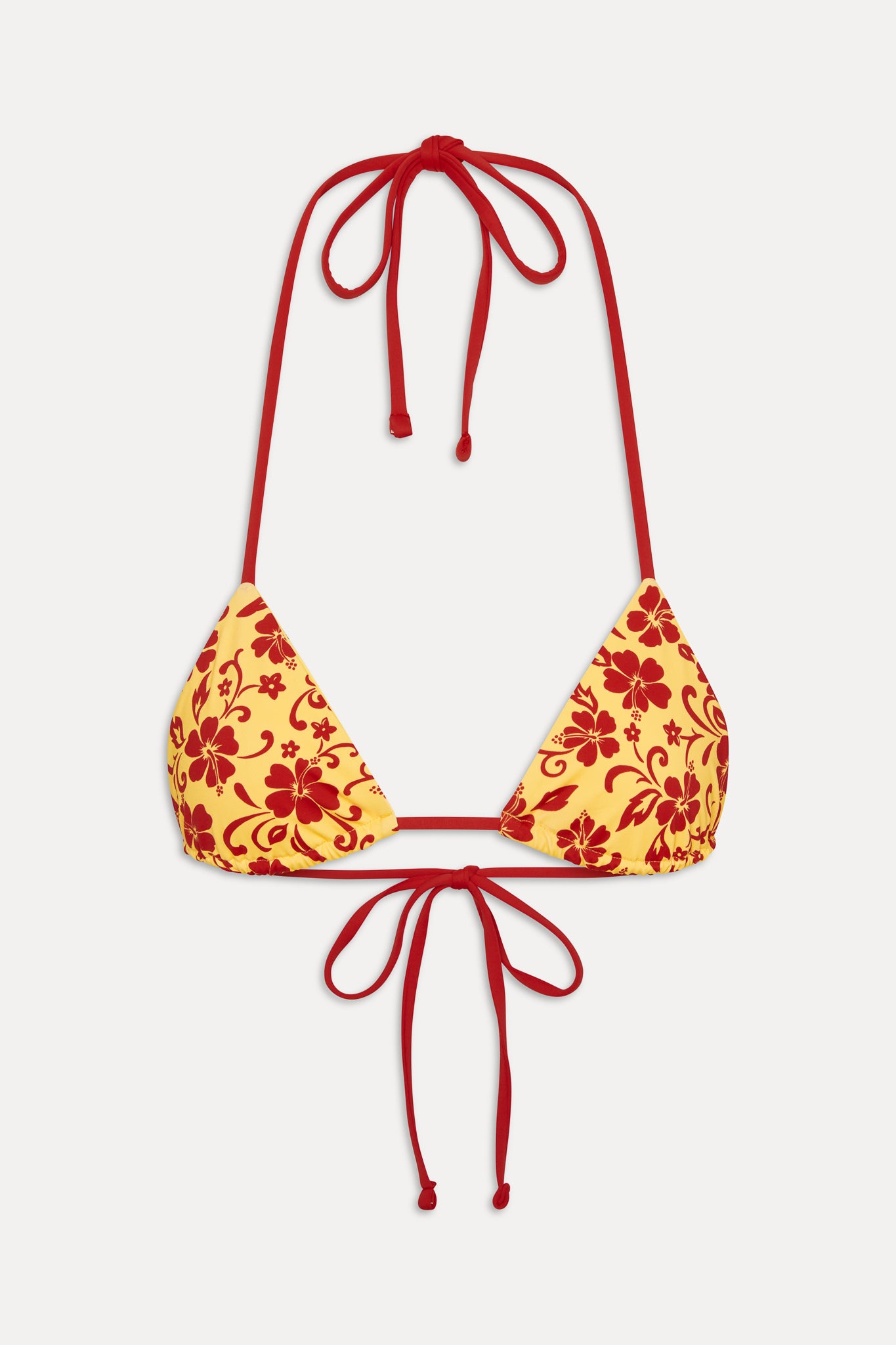 Nick Triangle Halter Bikini Top  Favorite Flower
