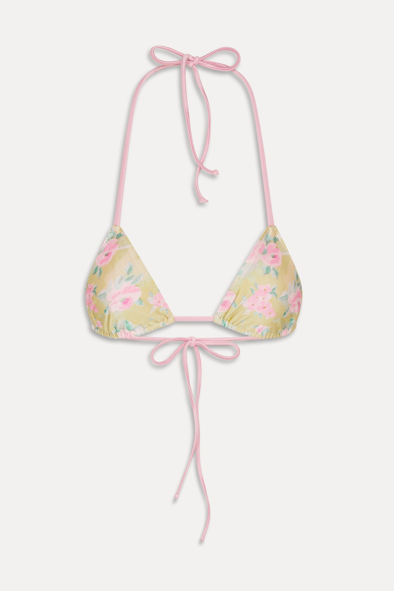 Nick Triangle Halter Bikini Top  Nymphaea