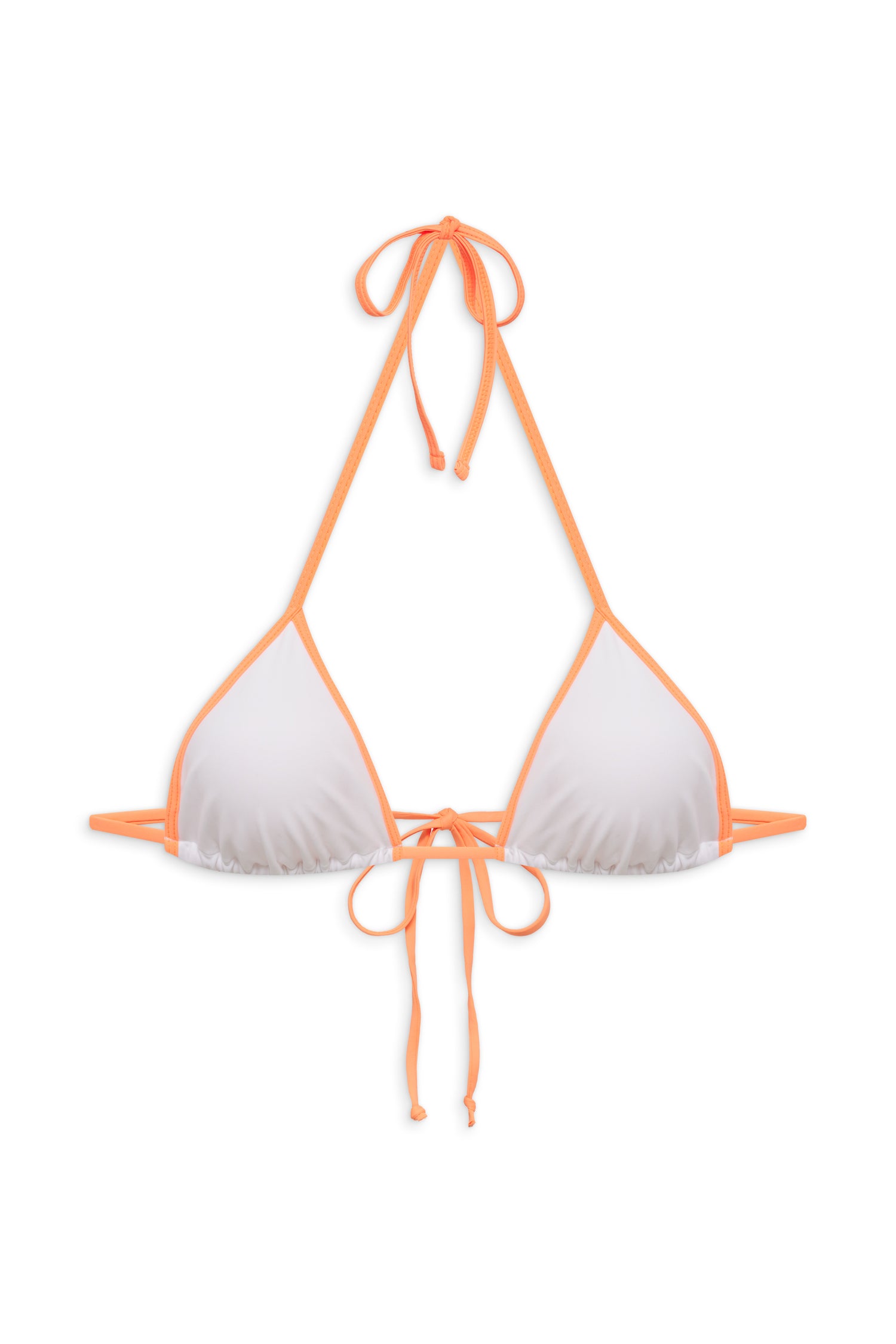 Nick Triangle Halter Bikini Top  Sherbet