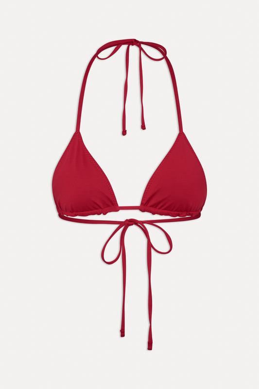 x BELLA HADID Nick Triangle Bikini Top Valentine by Frankies Bikinis 