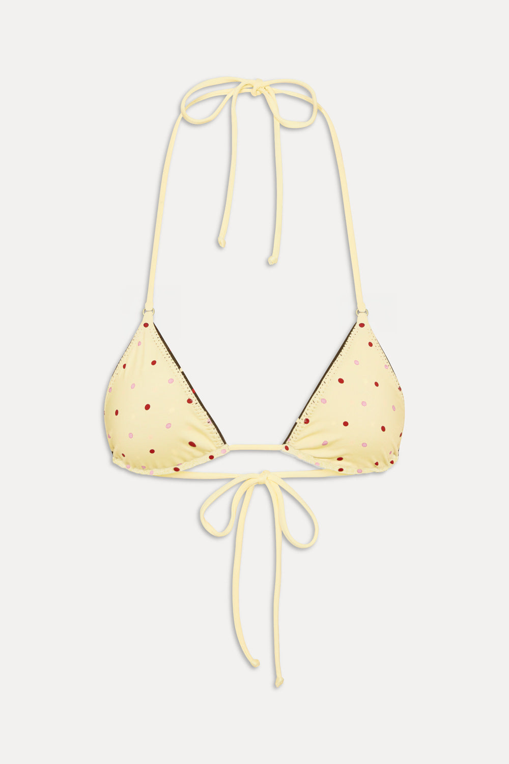 Nick Reversible Shine Bikini Top  Honey Bug
