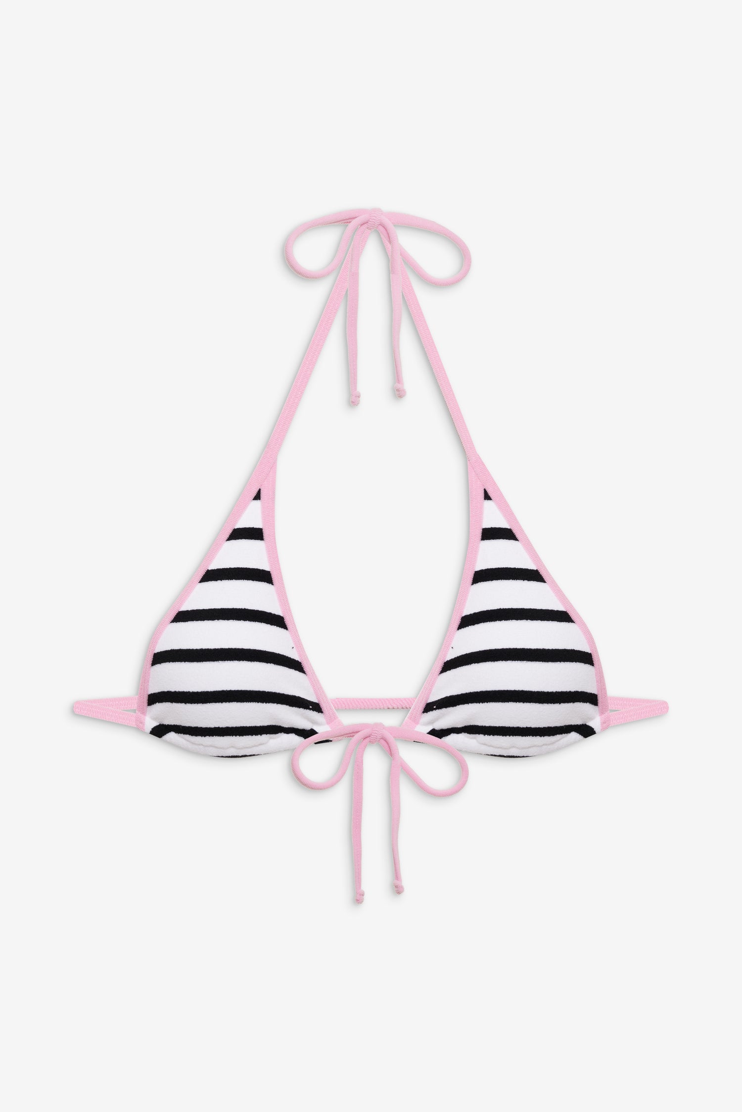 Paradise Micro Halter Bikini Top  Vintage Stripe