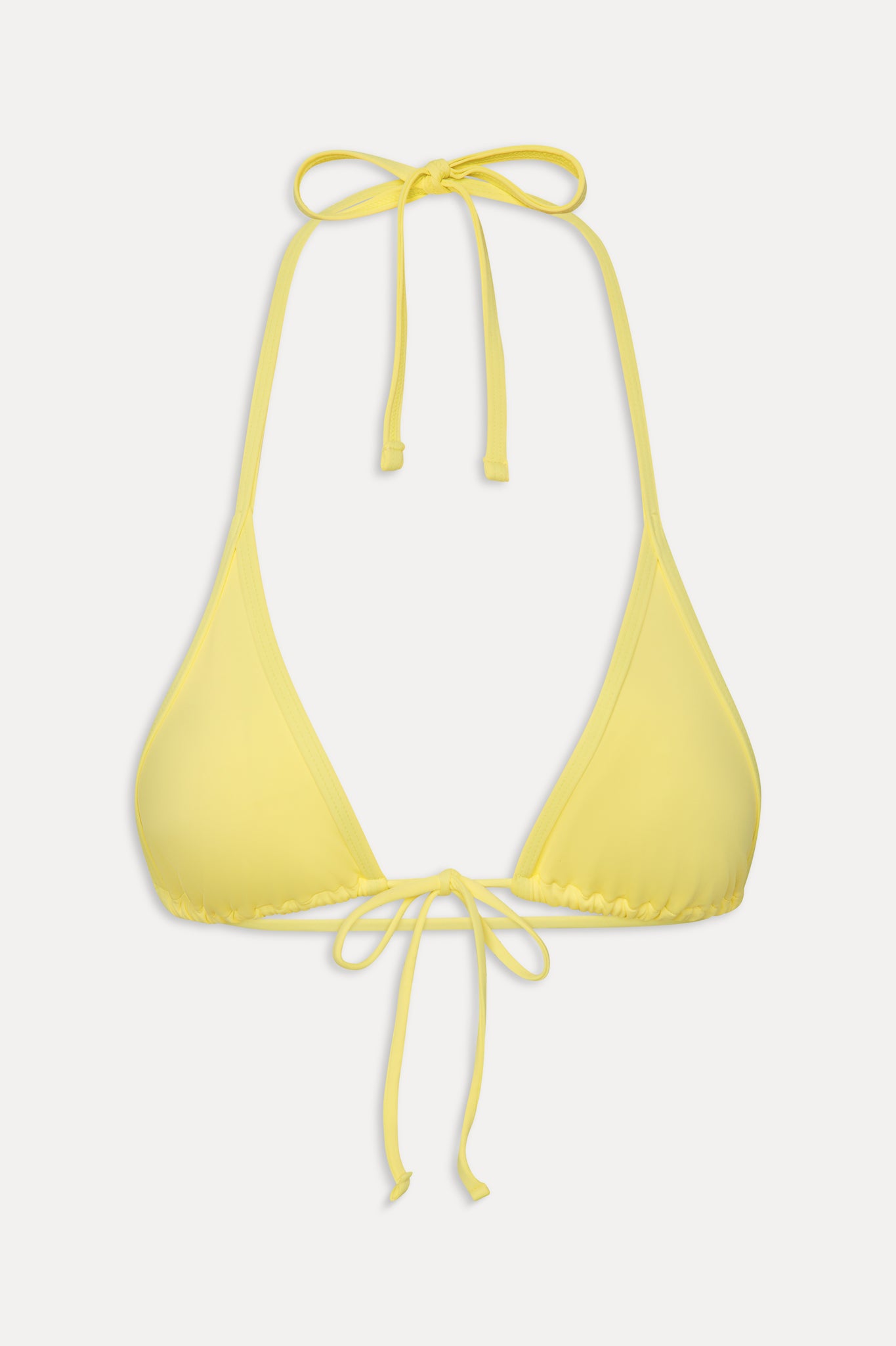 Paradise Micro Halter Bikini Top - Yellow Iris