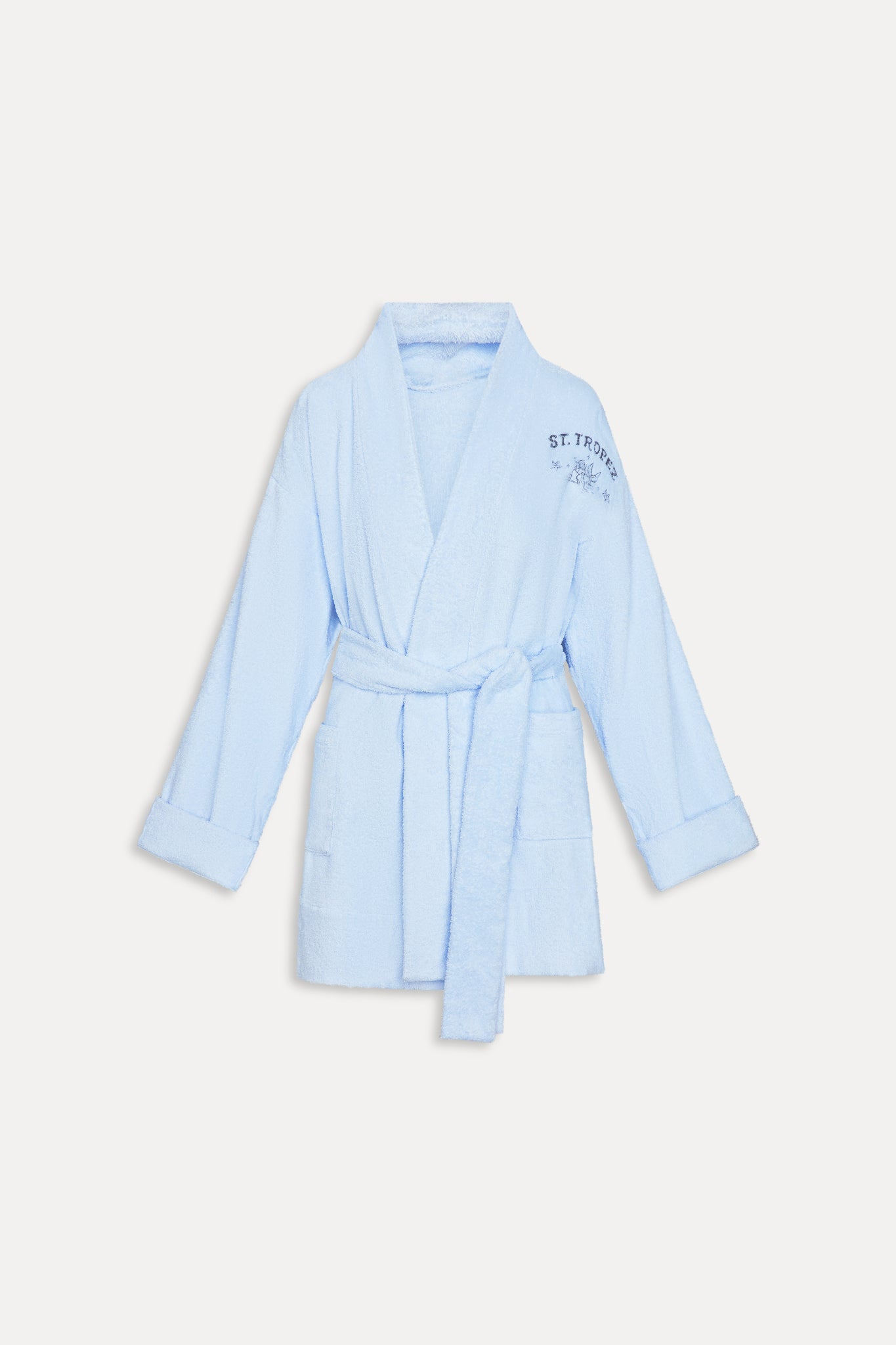 Poolside Terry Robe  French Riviera
