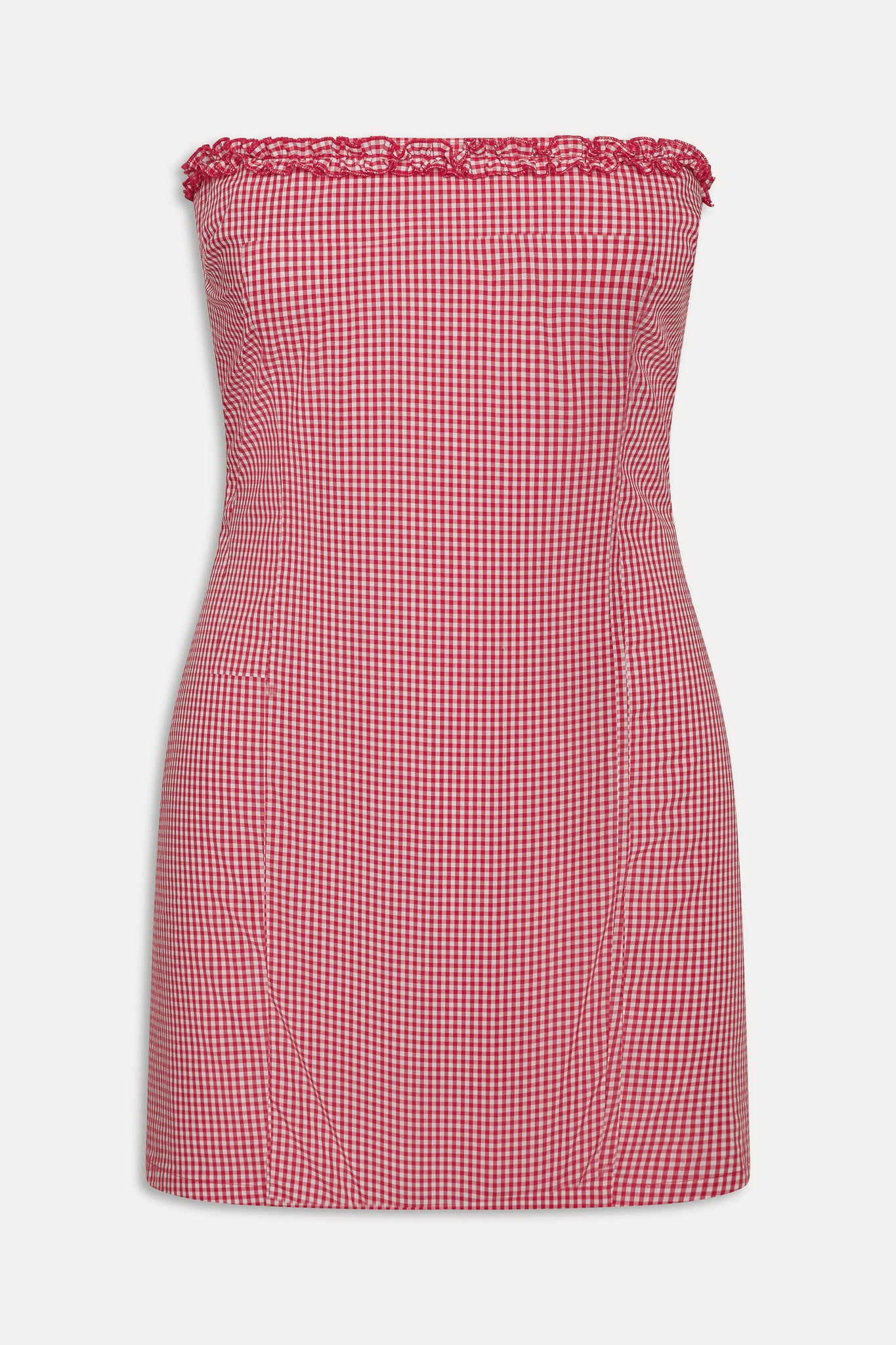 Frankies Bikinis - Poppy Strapless Cotton Mini Dress Frankies Bikinis - Poppy Strapless Cotton Mini Dress