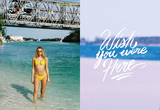 Cole Cutout Bralette Ribbed Bikini Top Squeeze and Cole Ribbed Cheeky Bottom Squeeze by Frankies Bikinis 