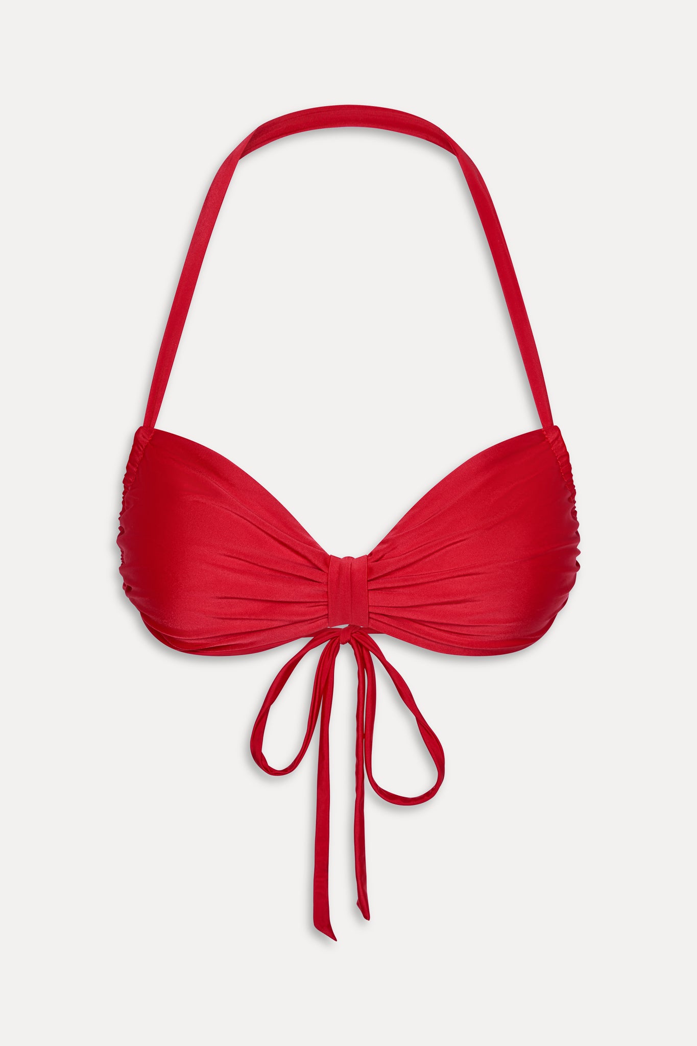 Reece Satin Halter Bikini Top  Lovebird