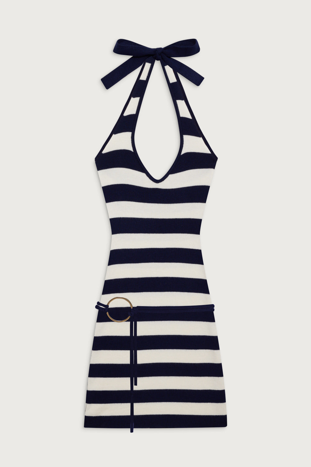 Dolly Knit Mini Dress - Sea Stripe