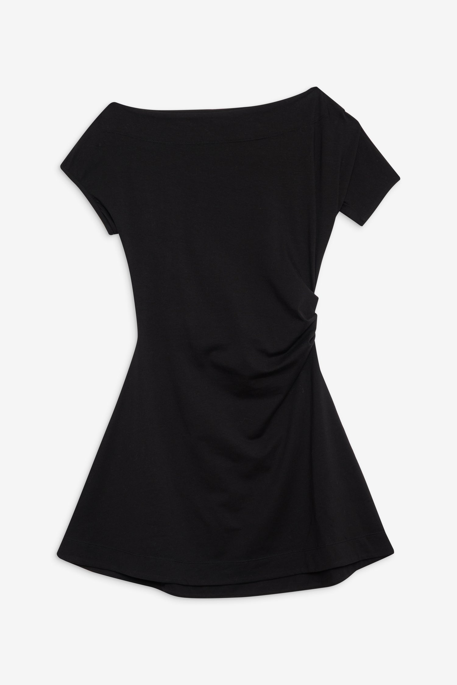 Roslyn Off Shoulder Mini Dress  Black