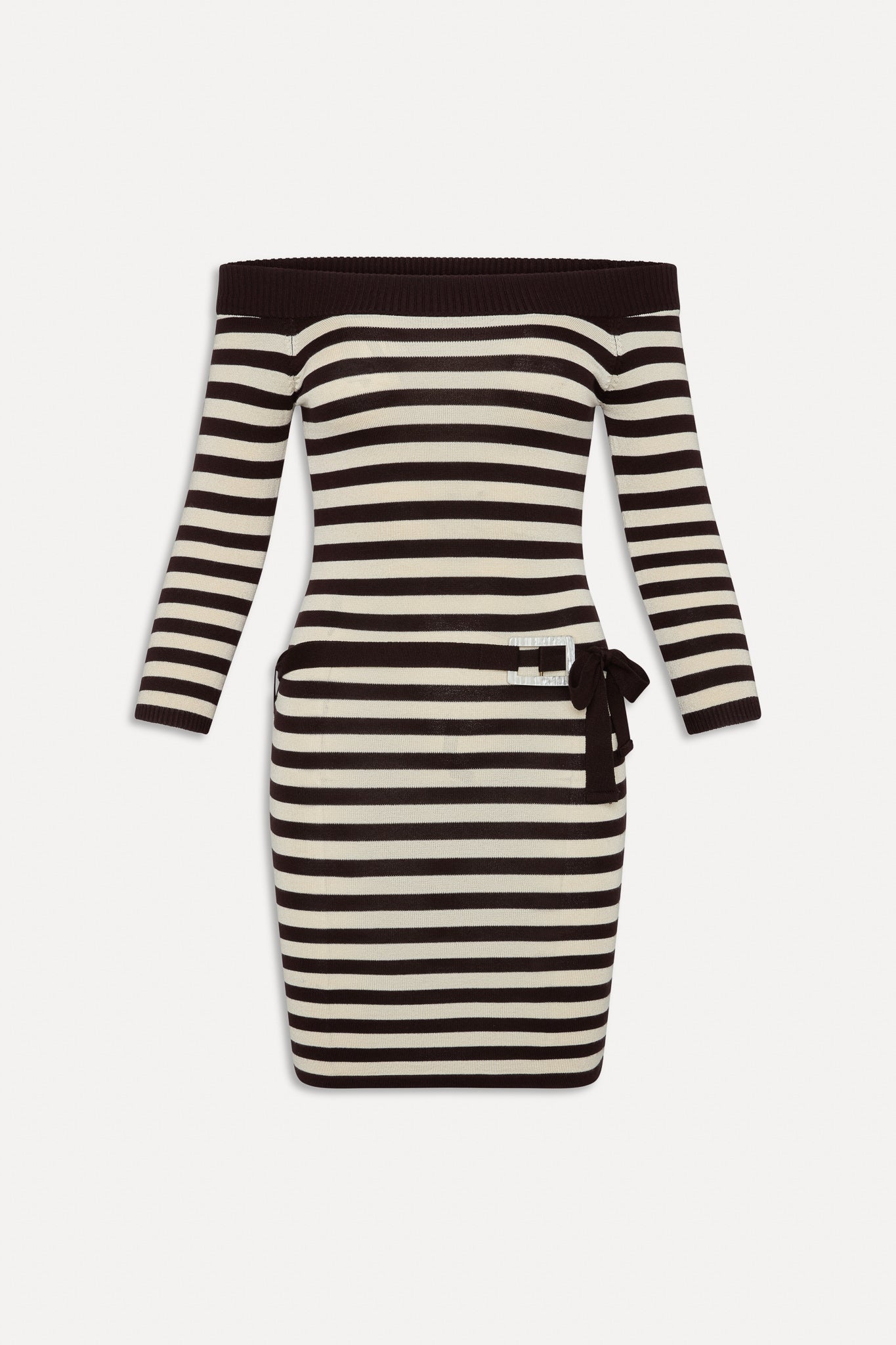 Frankies Bikinis - x BELLA HADID Saloon Knit Mini Dress - Cowboy Stripe Frankies Bikinis - x BELLA HADID Saloon Knit Mini Dress - Cowboy Stripe