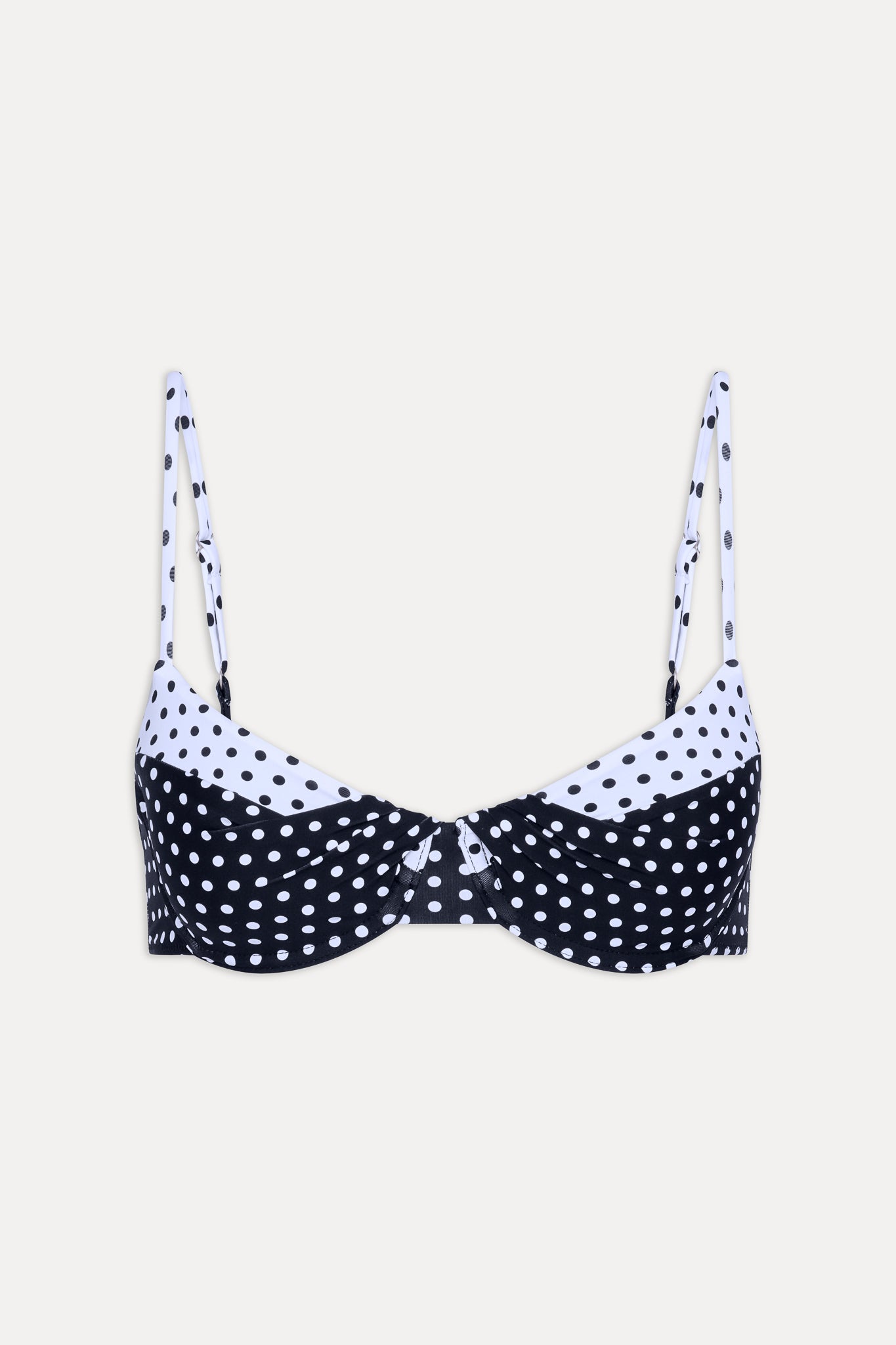 Savannah Underwire Bikini Top  Classic Polka Dot