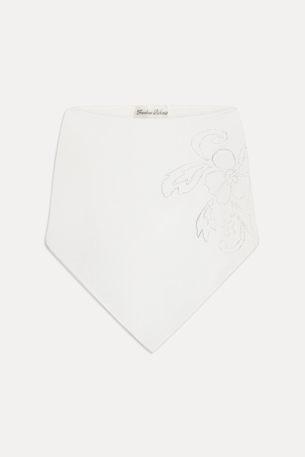 Scout Knit Poncho  White Hibiscus