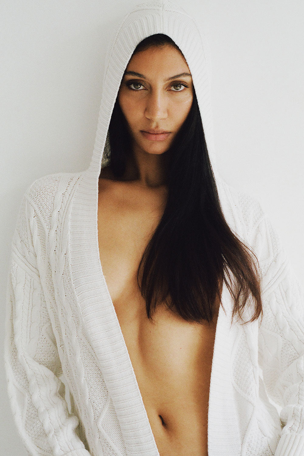 Love Story Duster Cardigan  Cloud White