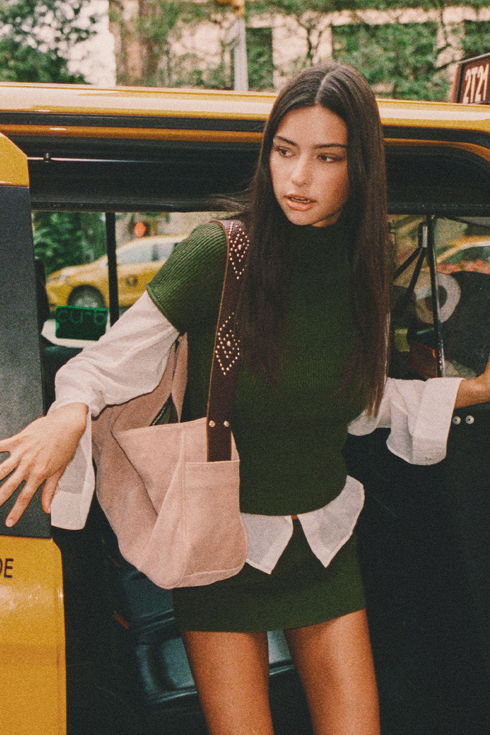 Harmony Cloud Knit Mockneck Top - Alpine