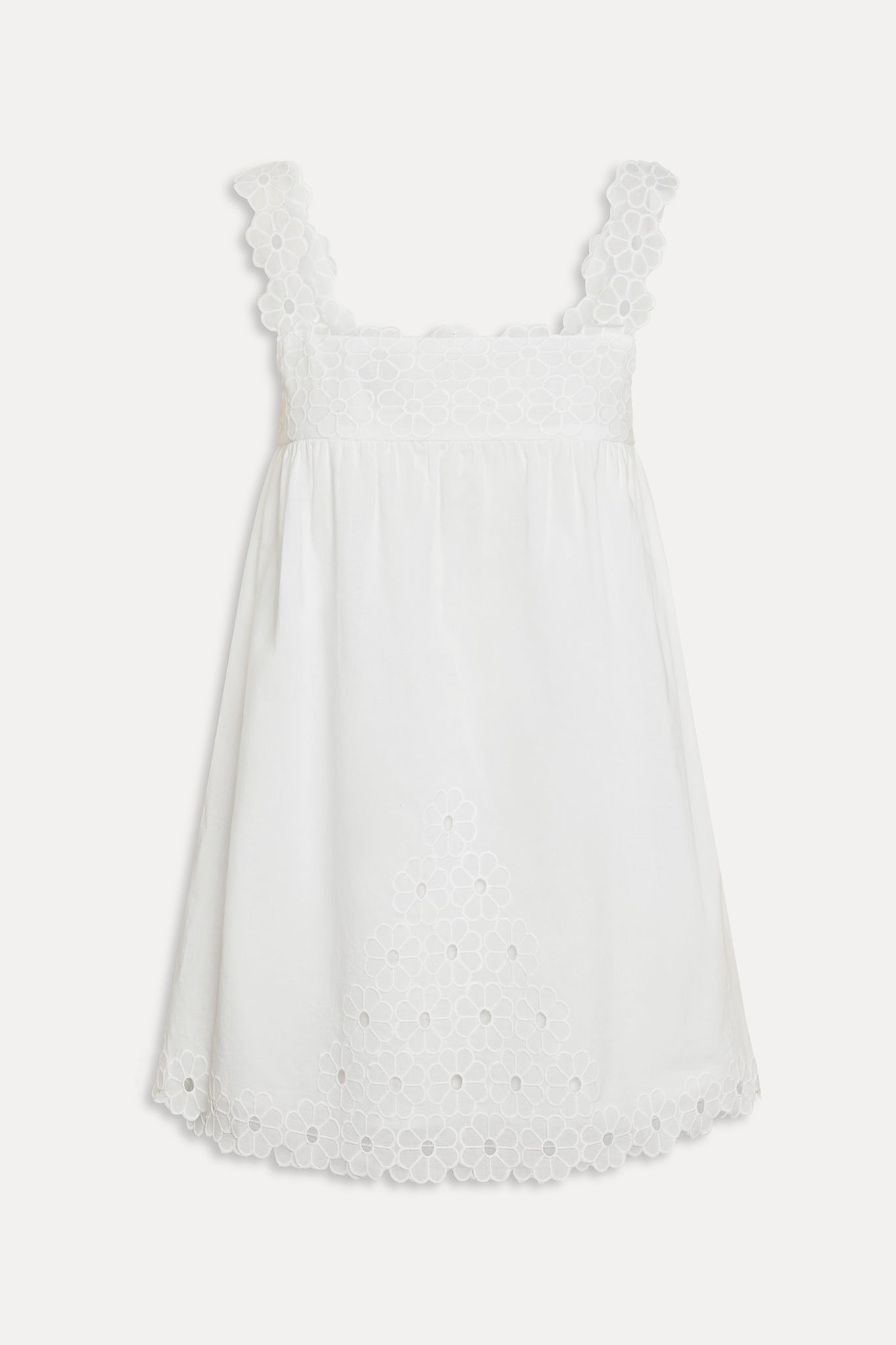 x Devon Lee Carlson Sky Cotton Babydoll Dress  Fluff