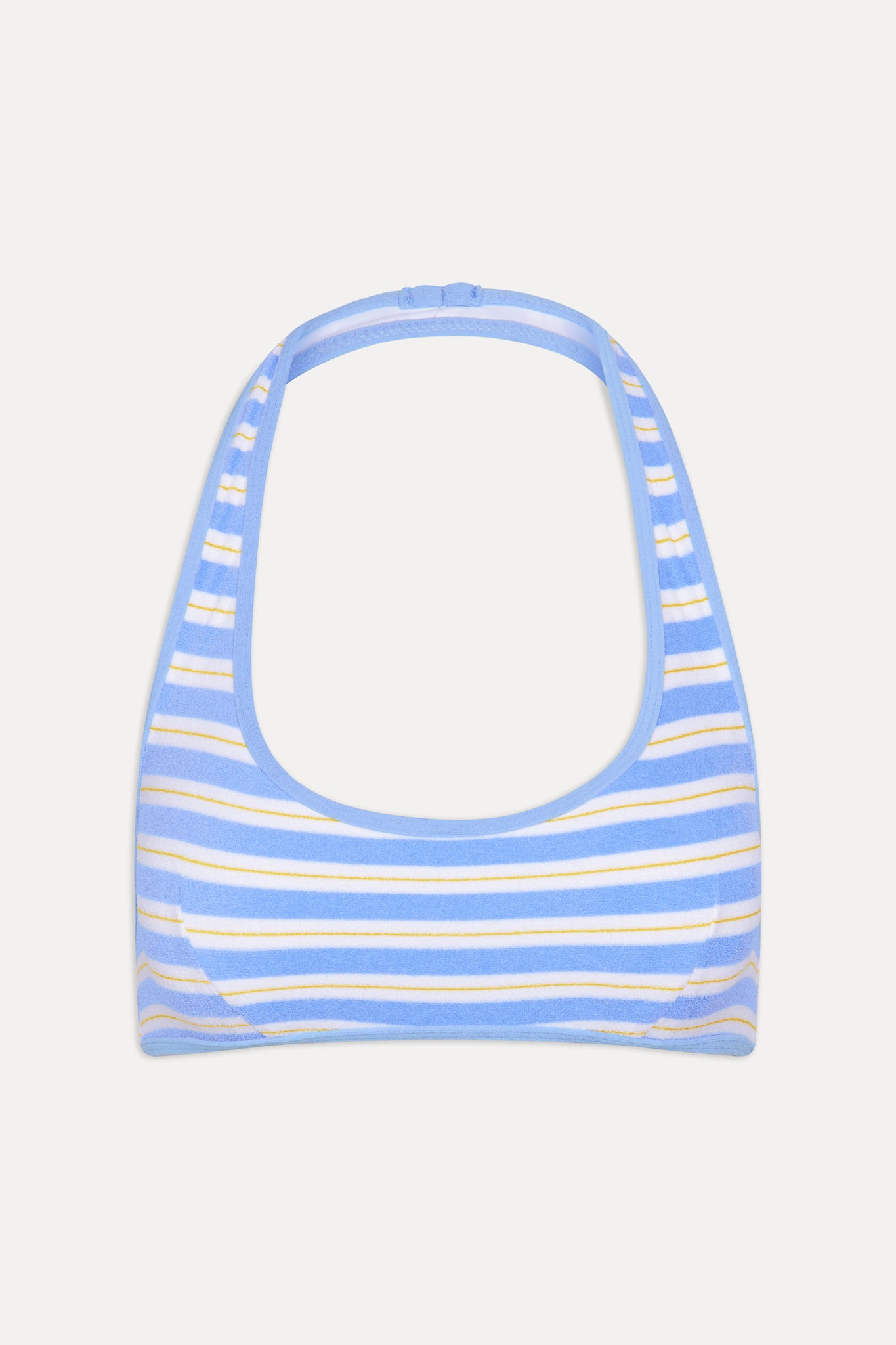 Skyler Striped Halter Bikini Top  Ashbury Stripe