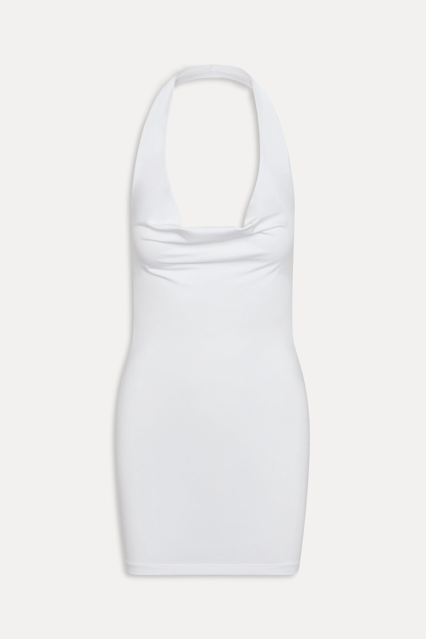 x JENNIE Solo Halter Mini Dress - Optic White x JENNIE Solo Halter Mini Dress - Optic White