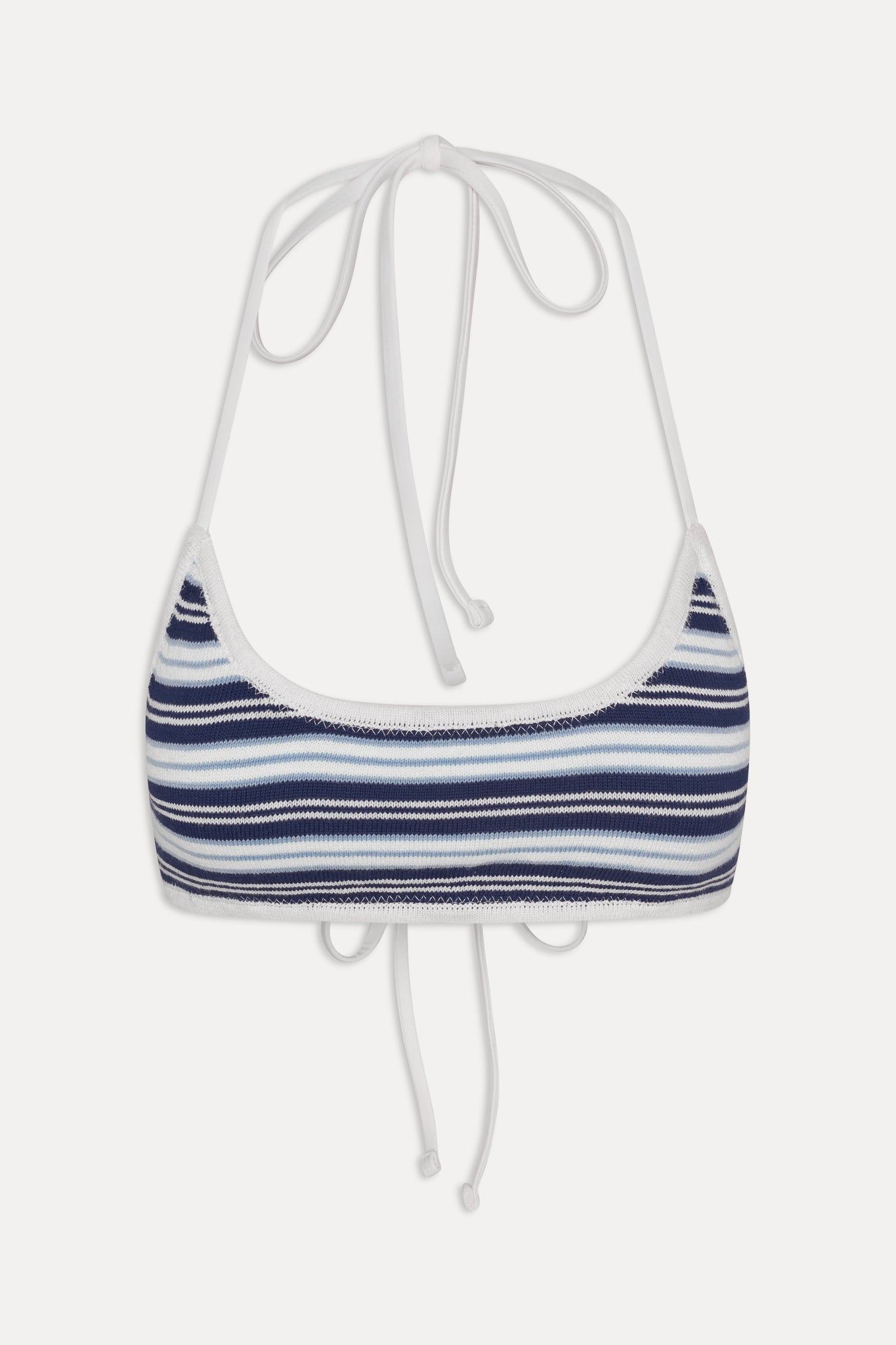 x JENNIE Star Knit Bikini Top  Arctic Stripe