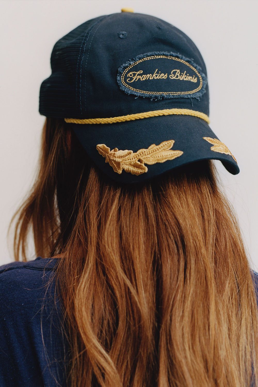 Dakota Canvas Trucker Hat  Bleacher Blue