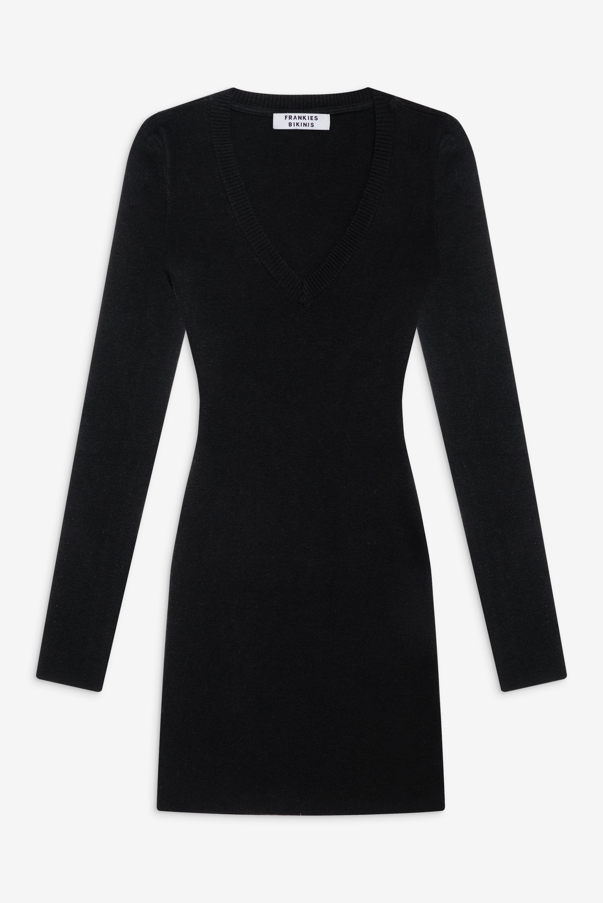 Sweetheart Knit Dress - Black Sweetheart Knit Dress - Black