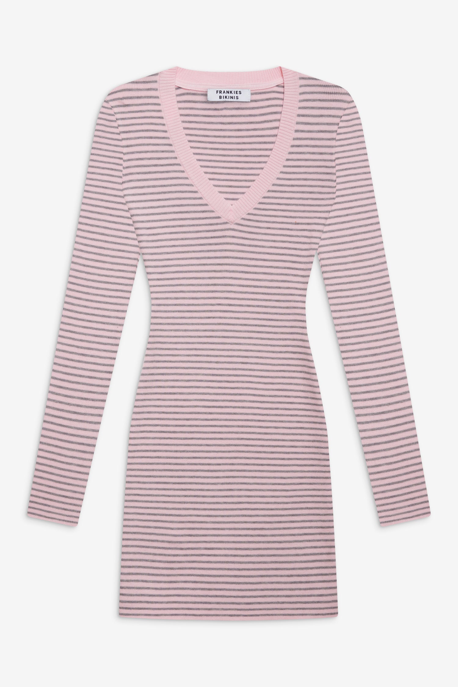 Sweetheart Knit Dress  Rosewater Stripe