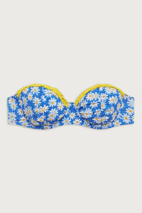 Sweetwater Underwire Bikini Top - Blue Daisy