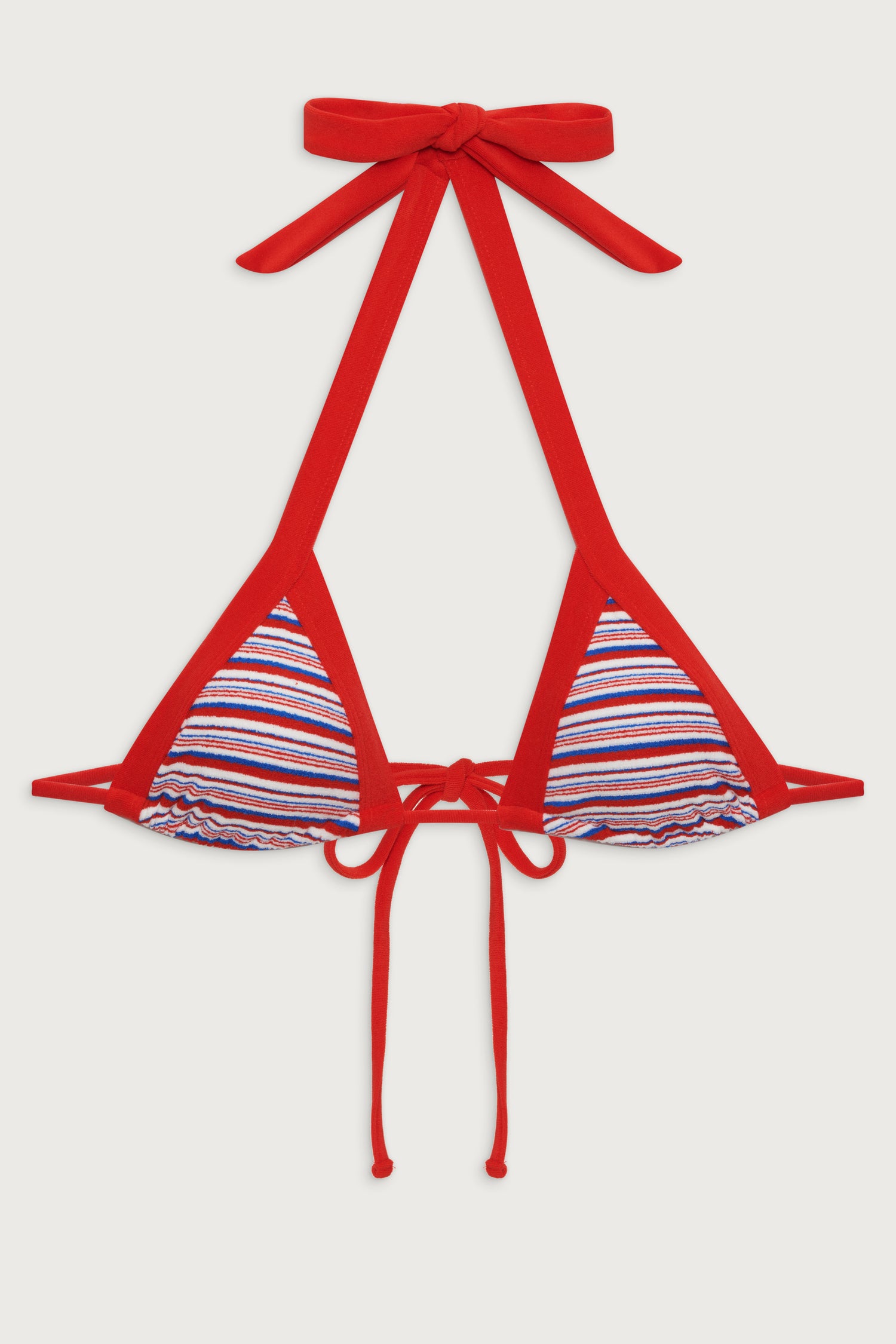 Taite Terry Triangle Bikini Top  American Summer