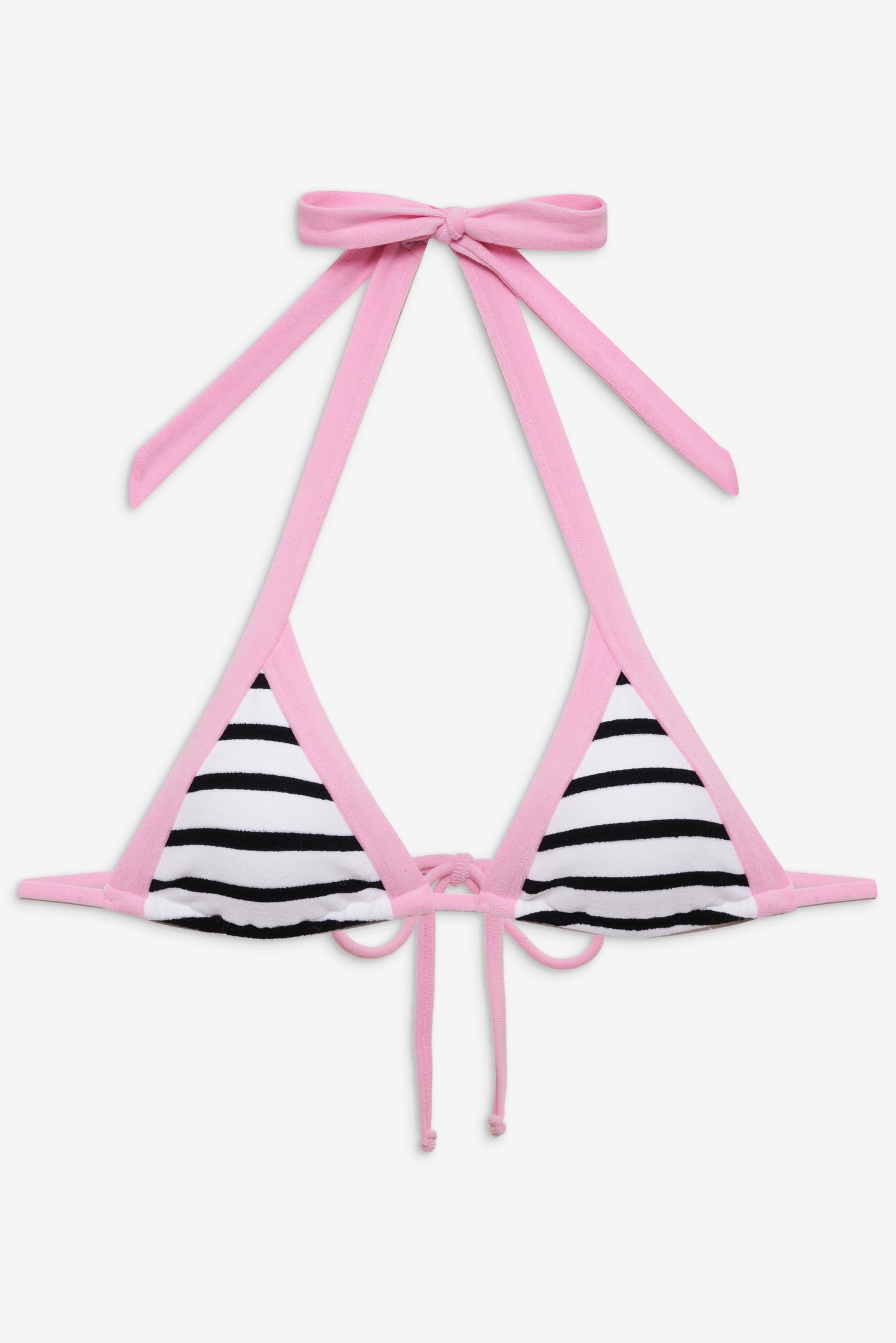 Taite Skimpy Triangle Bikini Top  Vintage Stripe