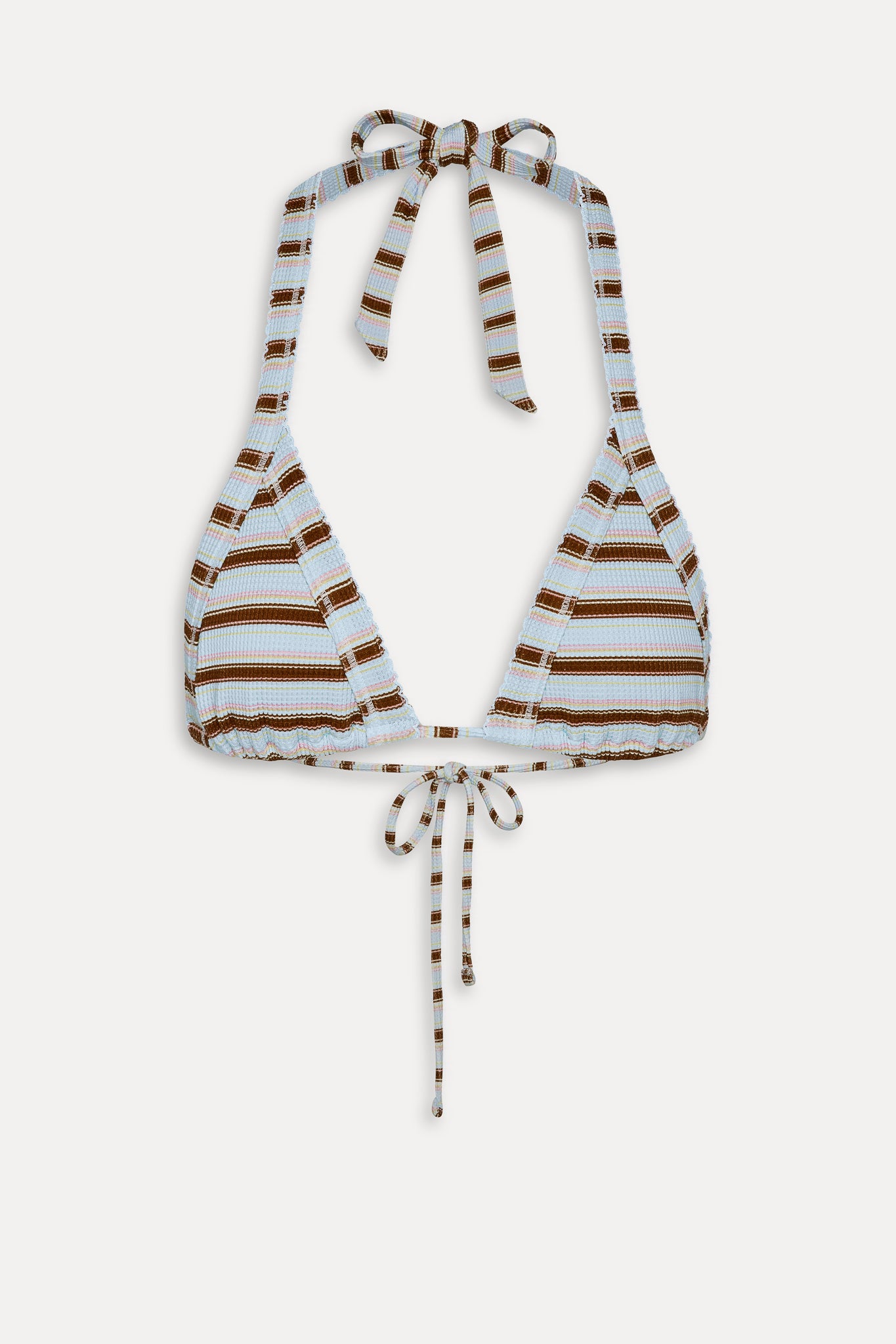 Taite Triangle Striped Bikini Top  Verona Stripe