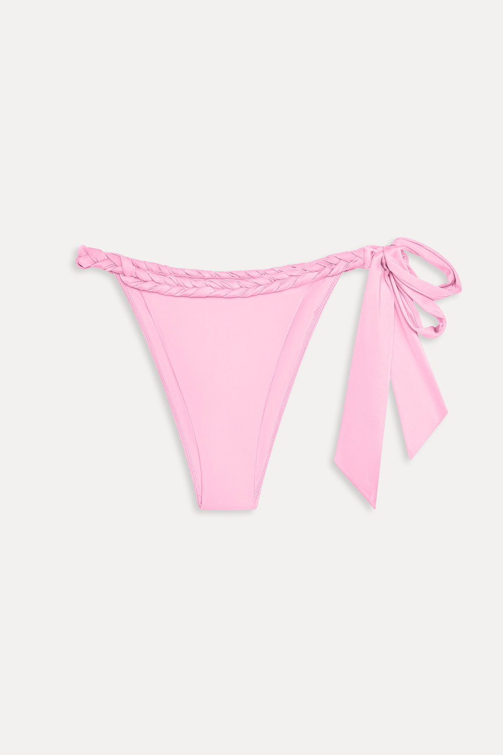 Talia Satin Bikini Bottom  Pink Shine